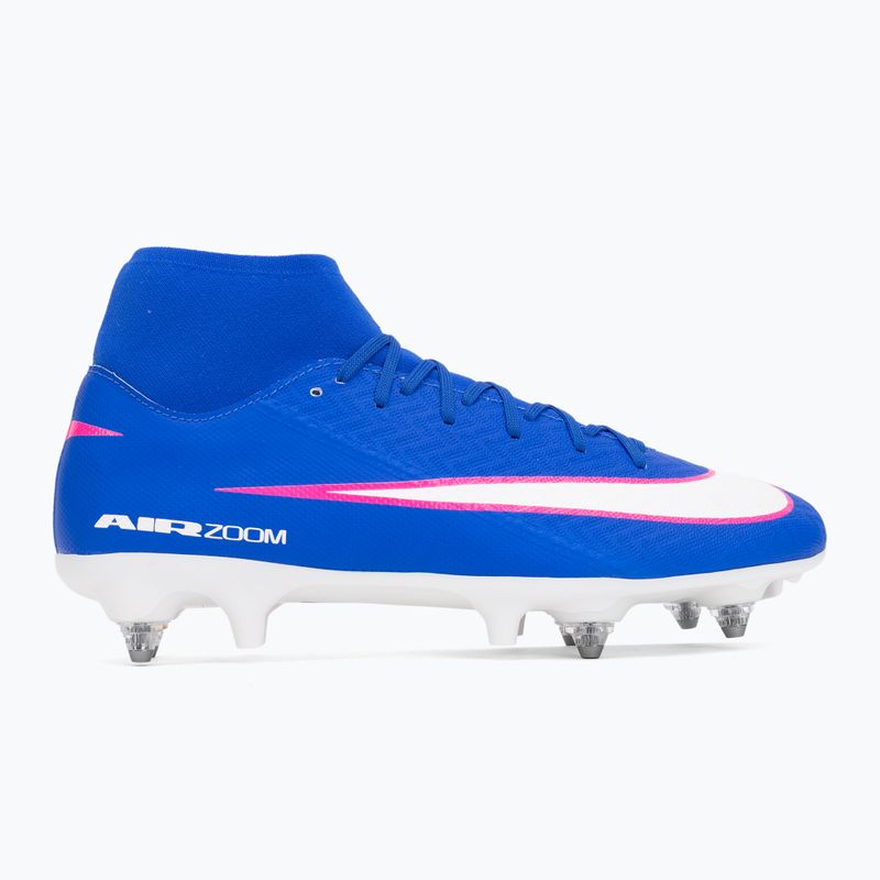 Кросівки футбольні чоловічі Nike Mercurial Superfly 10 Academy SG-Pro racer blue/white 2