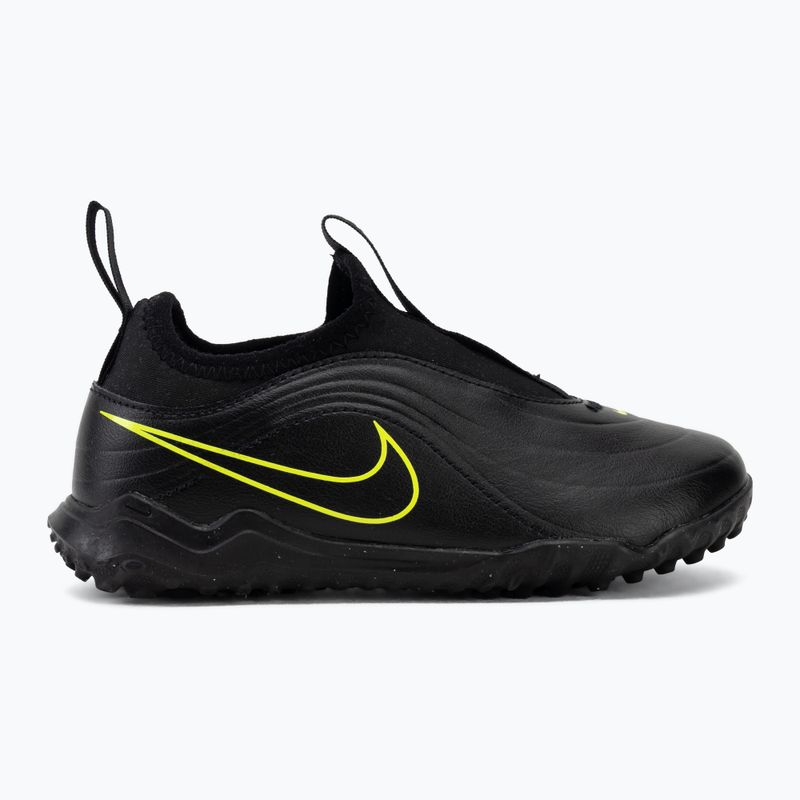 Кросівки футбольні дитячі Nike Tiempo Maestro Flex Jr TF PS black/volt/black 2