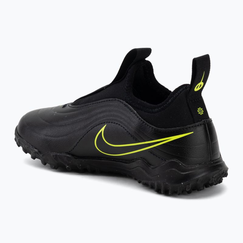 Кросівки футбольні дитячі Nike Tiempo Maestro Flex Jr TF PS black/volt/black 3