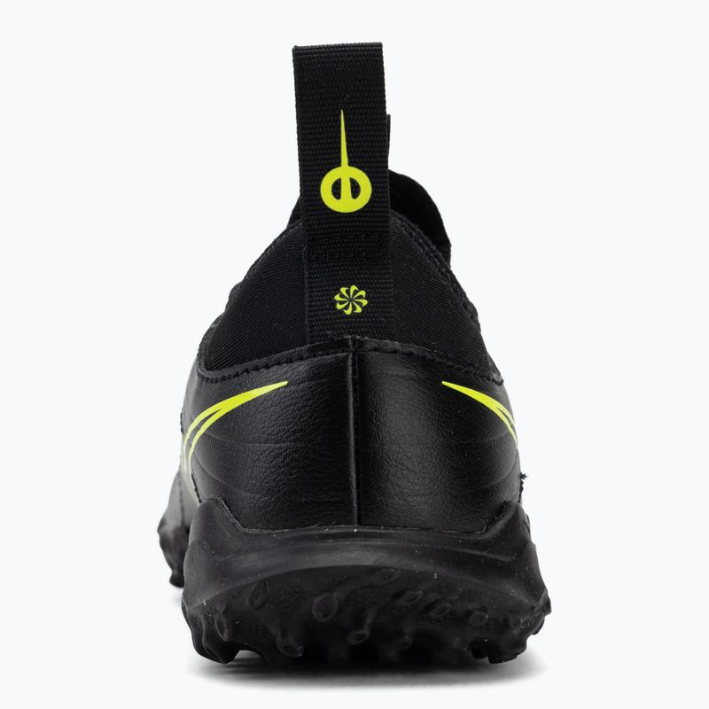 Кросівки футбольні дитячі Nike Tiempo Maestro Flex Jr TF PS black/volt/black 6