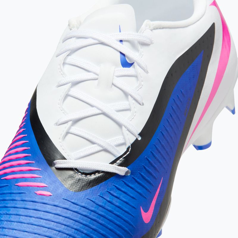 Кросівки футбольні чоловічі Nike Phantom 6 Low Academy FG/MG racer blue/white/pink blast 8