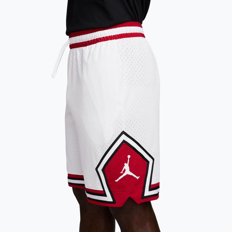 Шорти баскетбольні чоловічі Nike Jordan Sport Dri-FIT 9" Diamond white/gym red/white 3