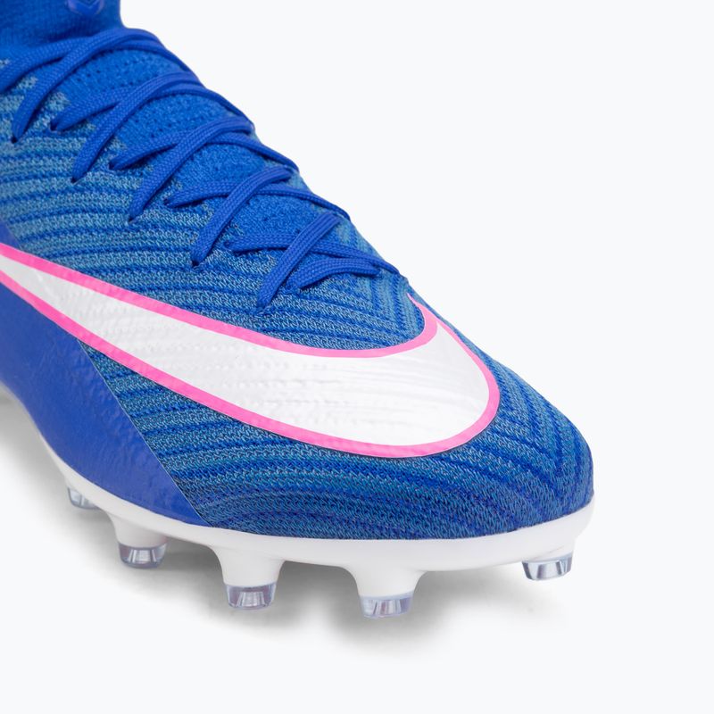 Кросівки футбольні чоловічі Nike Mercurial Superfly 10 Elite AG-Pro racer blue/white 7