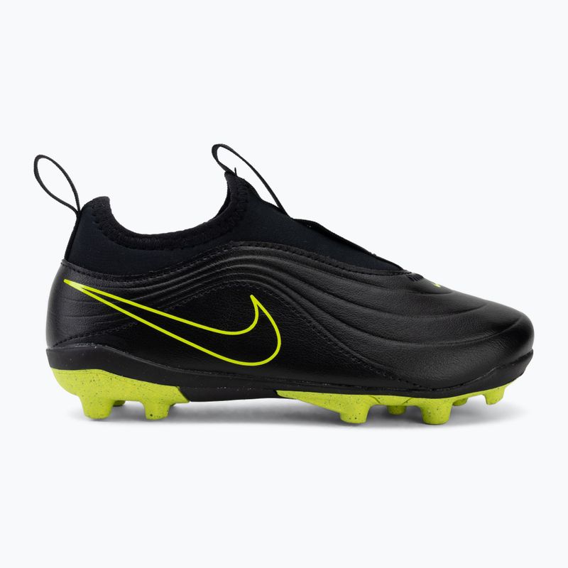 Кросівки футбольні дитячі Nike Tiempo Maestro Flex Jr FG/MG PS black/volt/black 2