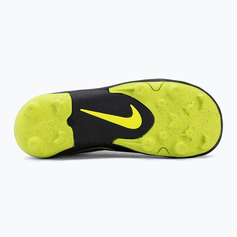 Кросівки футбольні дитячі Nike Tiempo Maestro Flex Jr FG/MG PS black/volt/black 4