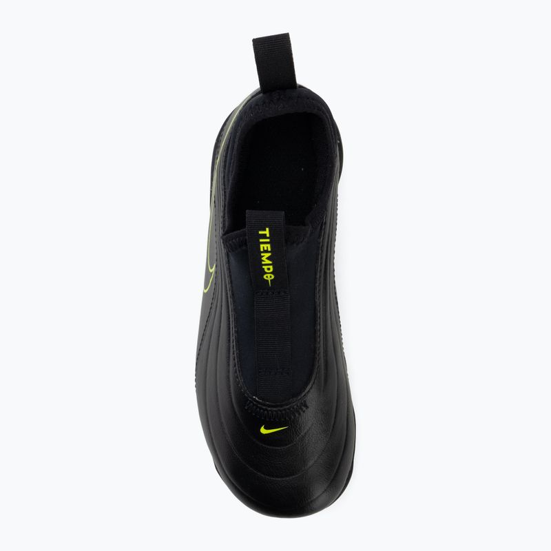 Кросівки футбольні дитячі Nike Tiempo Maestro Flex Jr FG/MG PS black/volt/black 5