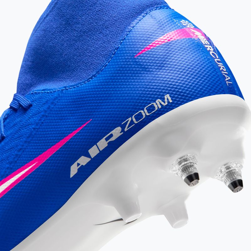 Кросівки футбольні чоловічі Nike Mercurial Superfly 10 Academy SG-Pro racer blue/white 9