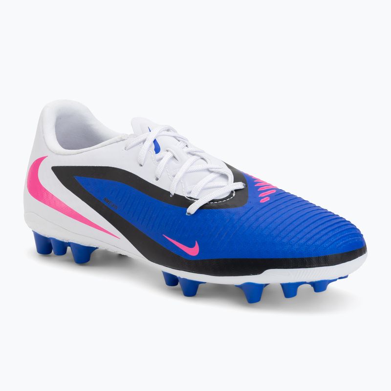 Кросівки футбольні чоловічі Nike Phantom 6 Low Academy AG racer blue/white/pink blast