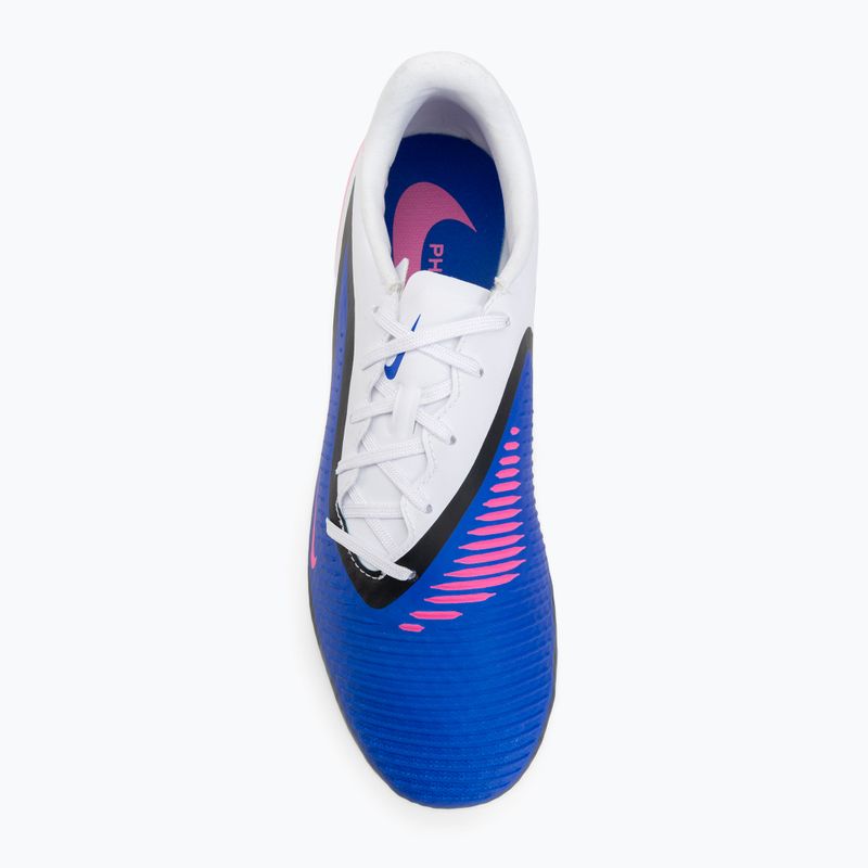 Кросівки футбольні чоловічі Nike Phantom 6 Low Academy AG racer blue/white/pink blast 5