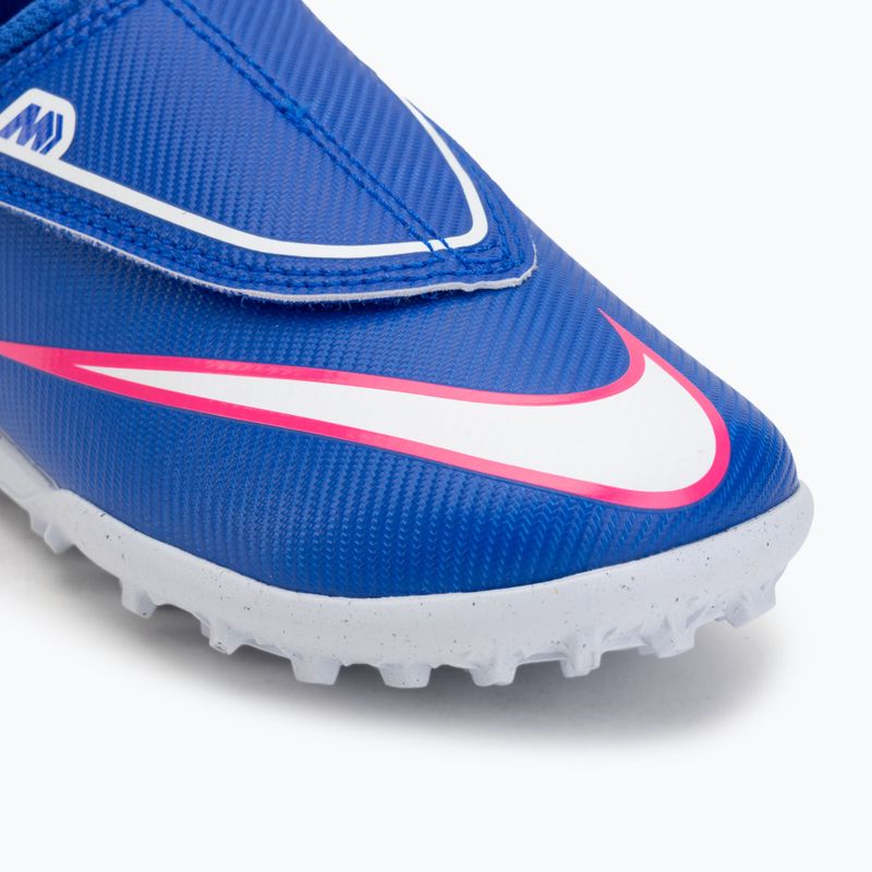 Кросівки футбольні дитячі Nike Mercurial Vapor 16 Club TF racer blue/white 7