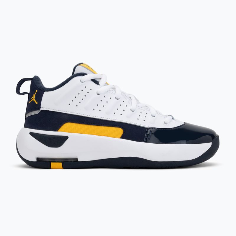 Взуття чоловіче  Jordan Max Aura 7 white/obsidian/university gold 2
