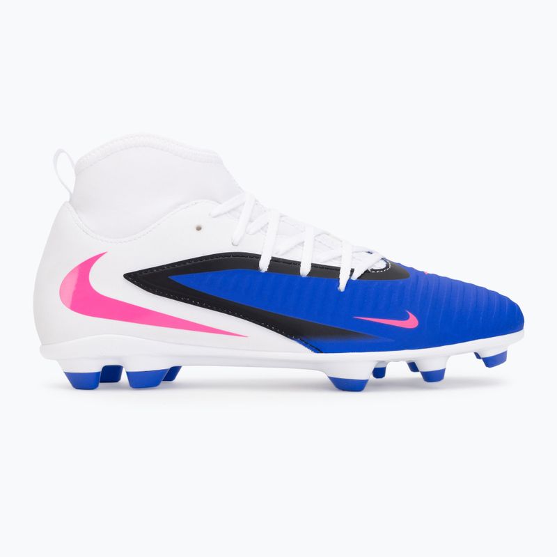 Кросівки футбольні чоловічі Nike Phantom 6 High Club FG/MG racer blue/white/pink blast 2