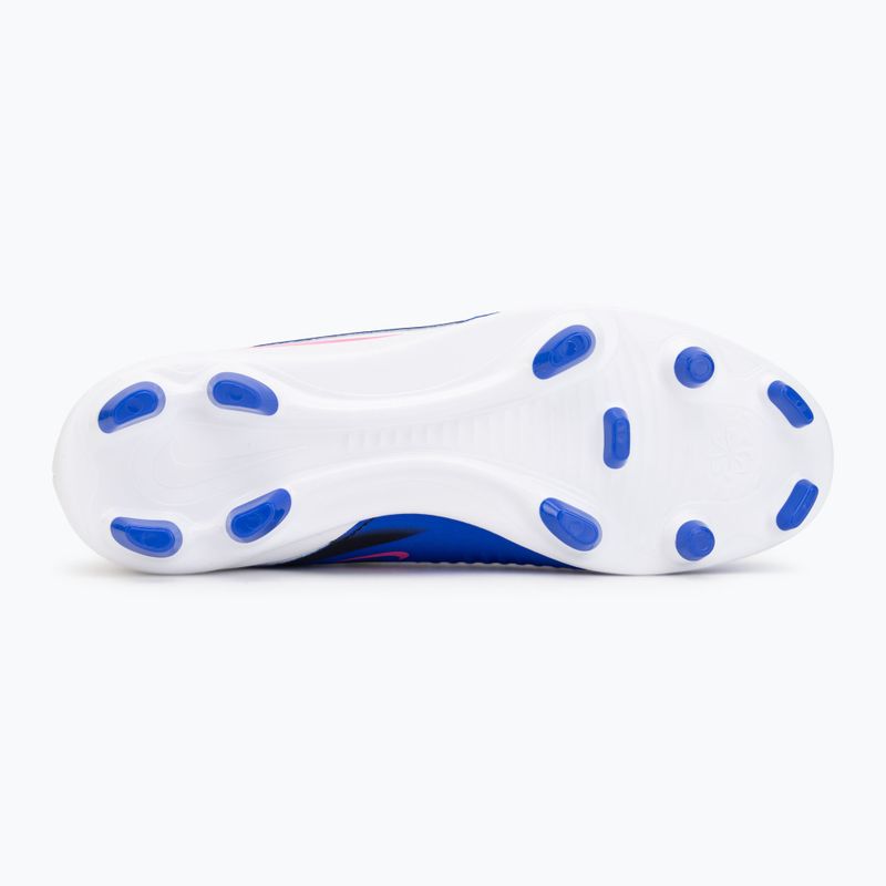 Кросівки футбольні чоловічі Nike Phantom 6 High Club FG/MG racer blue/white/pink blast 4