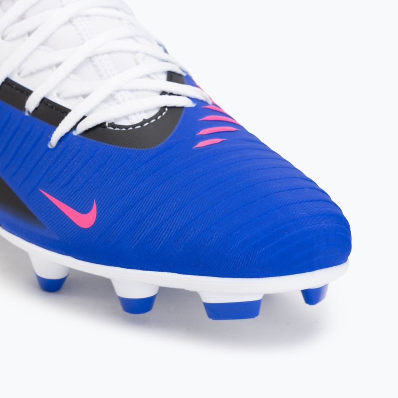 Кросівки футбольні чоловічі Nike Phantom 6 High Club FG/MG racer blue/white/pink blast 7