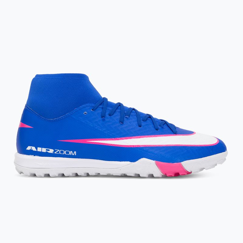 Кросівки футбольні чоловічі Nike Mercurial Superfly 10 Academy TF racer blue/white 2