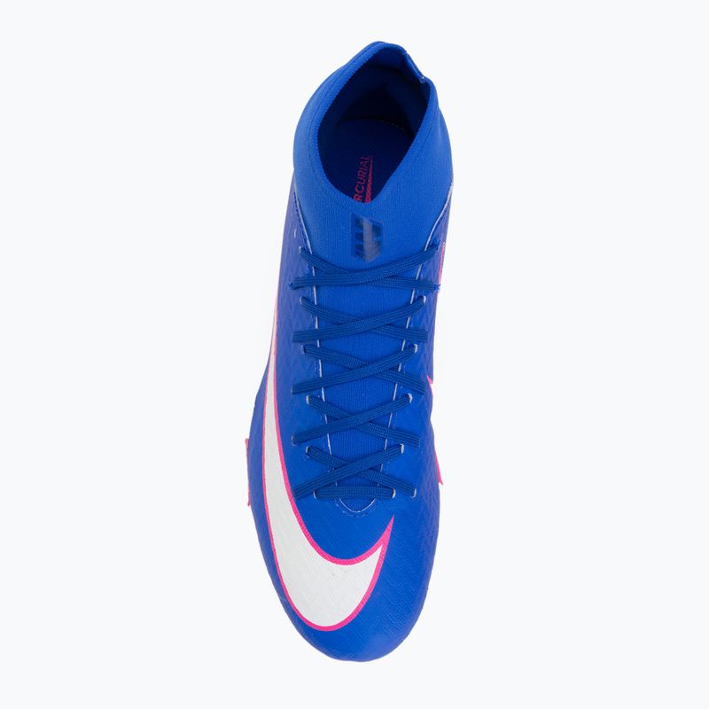 Кросівки футбольні чоловічі Nike Mercurial Superfly 10 Academy TF racer blue/white 5