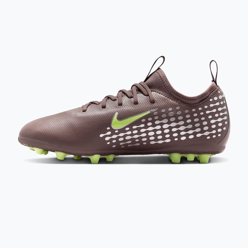 Кросівки футбольні дитячі Nike Zoom Vapor 16 Academy Kylian Mbappe Jr AG plum eclipse/metallic silver 2
