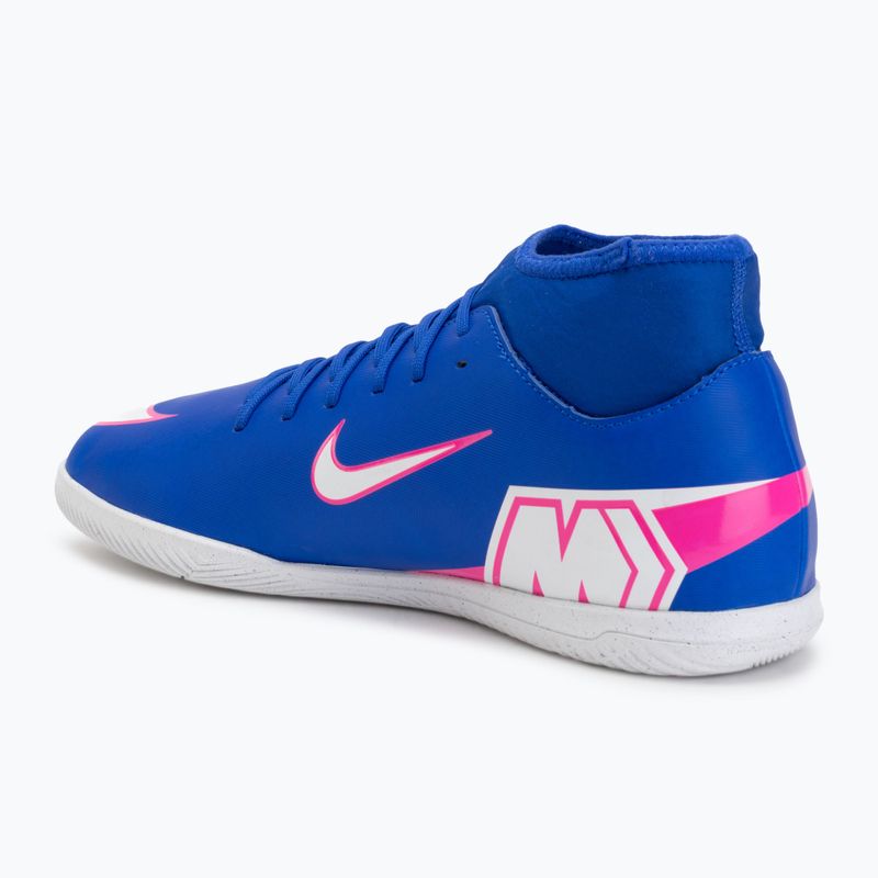 Кросівки футбольні чоловічі Nike Mercurial Superfly 10 Club IC racer blue/white 3