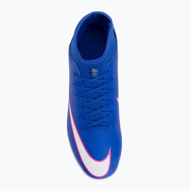 Кросівки футбольні чоловічі Nike Mercurial Superfly 10 Club IC racer blue/white 5