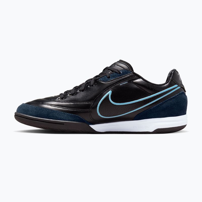 Кросівки футбольні чоловічі Nike Streetgato black/ice blue/obsidian 2
