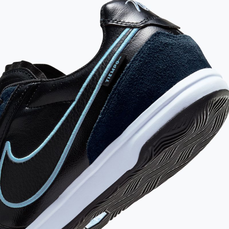 Кросівки футбольні чоловічі Nike Streetgato black/ice blue/obsidian 8