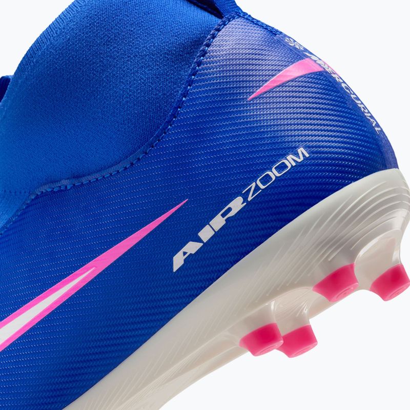 Кросівки футбольні дитячі Nike Mercurial Superfly 10 Academy FG/MG racer blue/white 11
