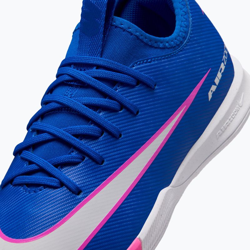 Кросівки футбольні дитячі Nike Mercurial Vapor 16 Academy IC racer blue/white 8