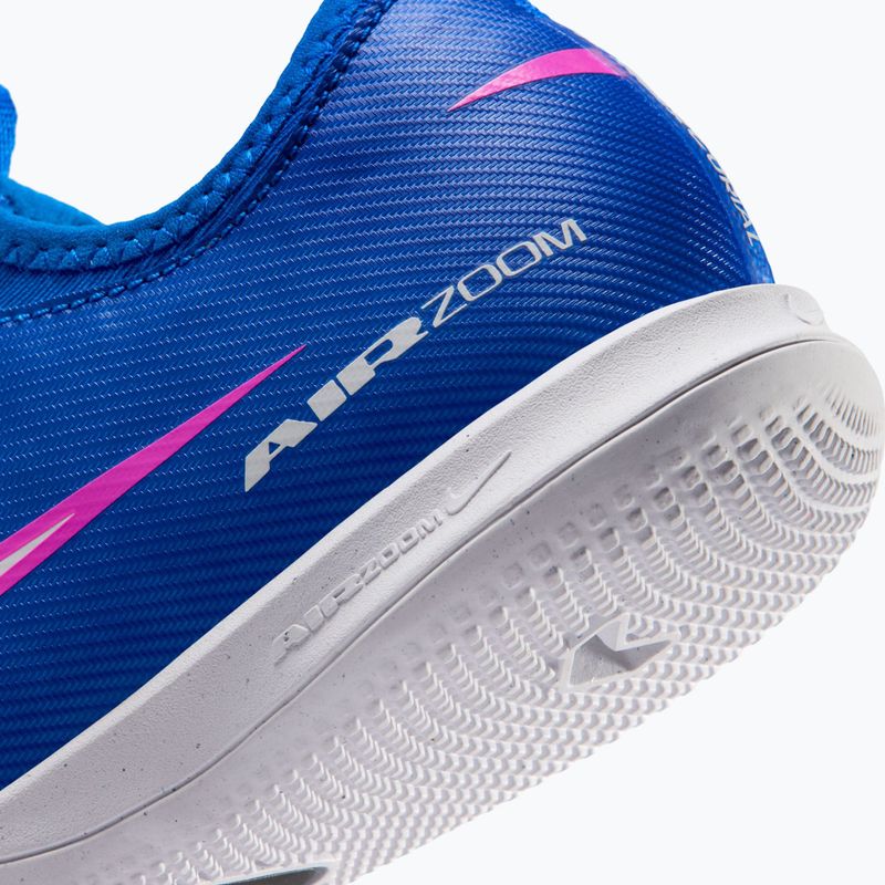 Кросівки футбольні дитячі Nike Mercurial Vapor 16 Academy IC racer blue/white 9