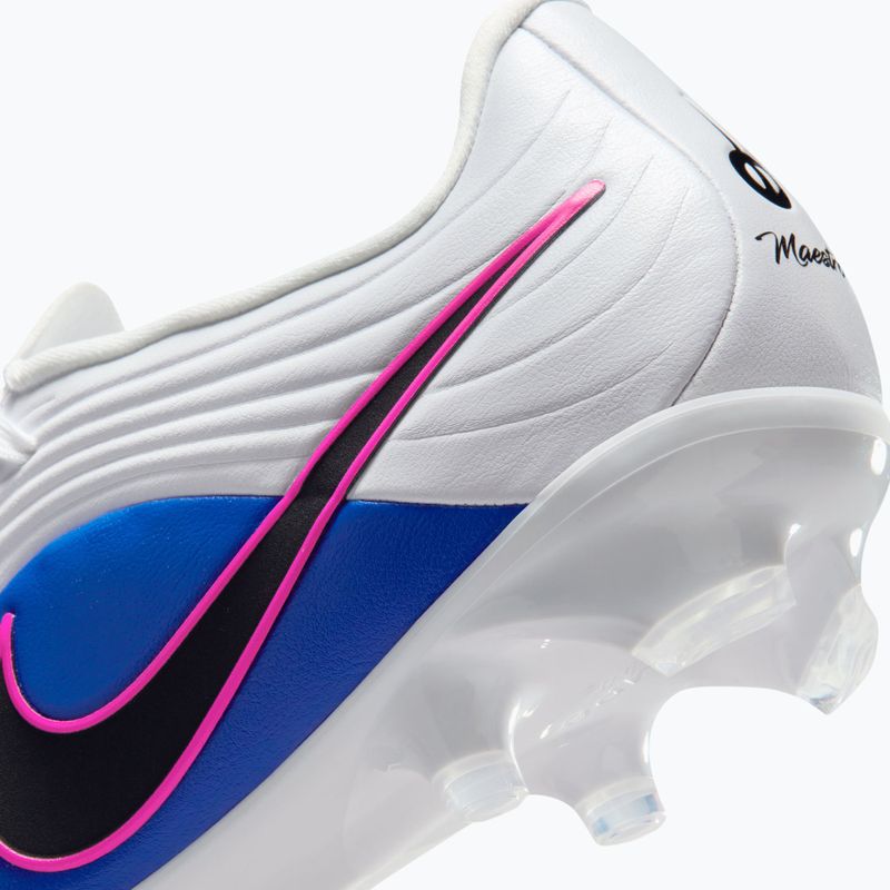 Кросівки футбольні чоловічі Nike Tiempo Maestro Academy FG/MG white/racer blue/pink blast/black 15