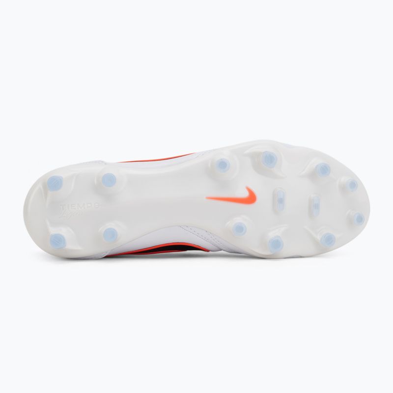 Кросівки футбольні чоловічі Nike Tiempo Ligera Pro FG white/bright crimson/black 4