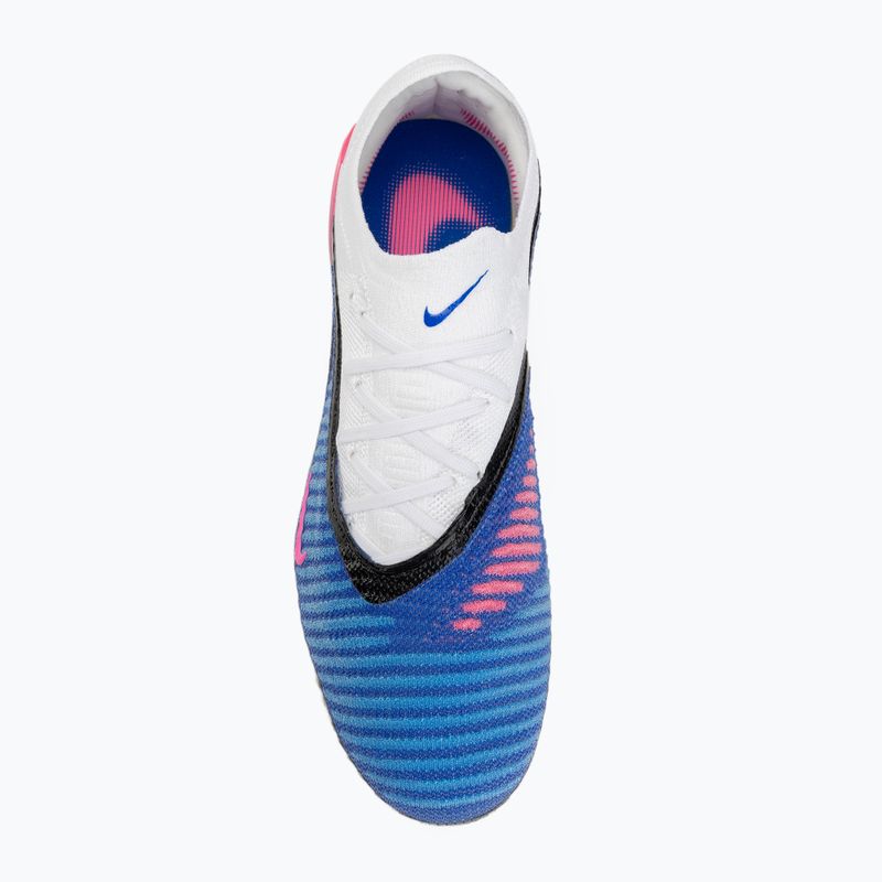 Кросівки футбольні чоловічі Nike Phantom 6 Low Elite SG-Pro racer blue/white/pink blast 5