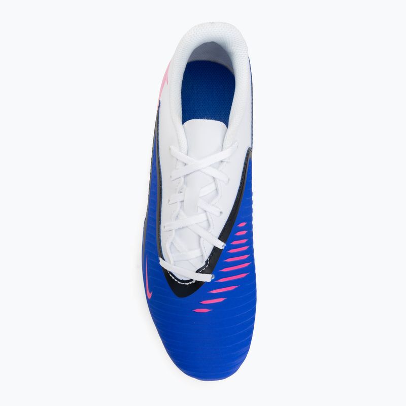 Кросівки футбольні чоловічі Nike Phantom 6 Low Club FG/MG racer blue/white/pink blast 5