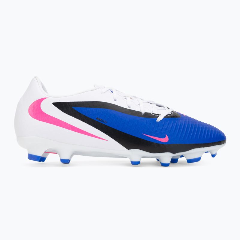 Кросівки футбольні чоловічі Nike Phantom 6 Low Academy FG/MG racer blue/white/pink blast 2