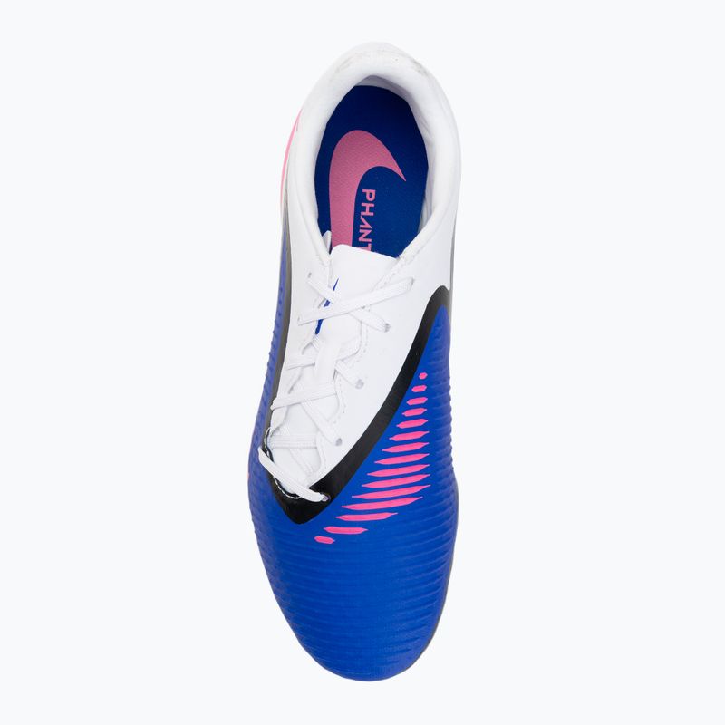 Кросівки футбольні чоловічі Nike Phantom 6 Low Academy FG/MG racer blue/white/pink blast 5
