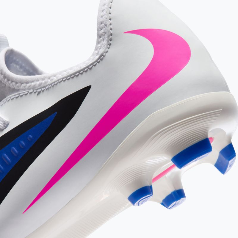 Кросівки футбольні дитячі Nike Phantom 6 Low Academy FG/MG Jr racer blue/white/pink blast 11
