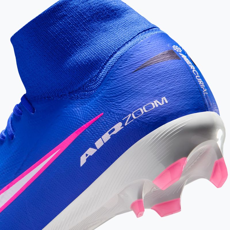 Кросівки футбольні чоловічі Nike Mercurial Superfly 10 Pro FG race blue/white 10