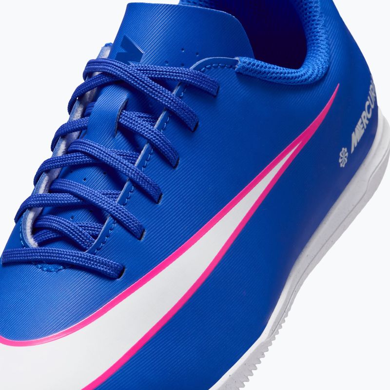 Кросівки футбольні дитячі Nike Mercurial Vapor 16 Club IC racer blue/white 9