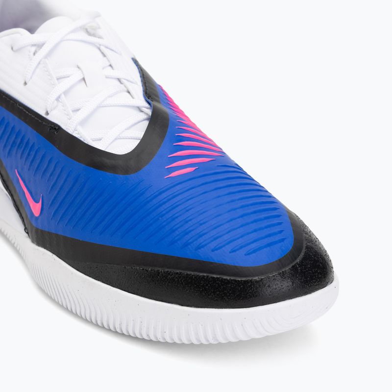 Кросівки футбольні чоловічі Nike Phantom 6 Low Academy IC racer blue/white/pink blast 7