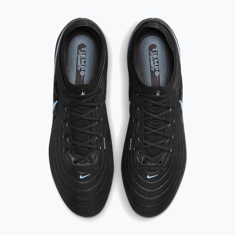Кросівки футбольні чоловічі Nike Tiempo Maestro Elite FG black/ice blue 12