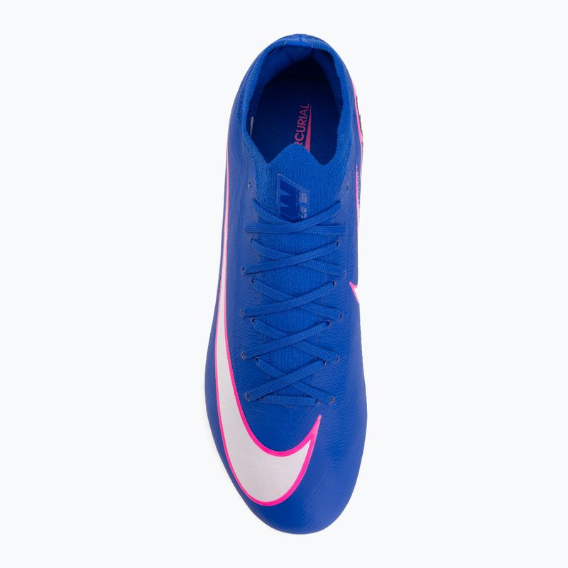 Кросівки футбольні чоловічі Nike Mercurial Vapor 16 Pro FG race blue/white 5