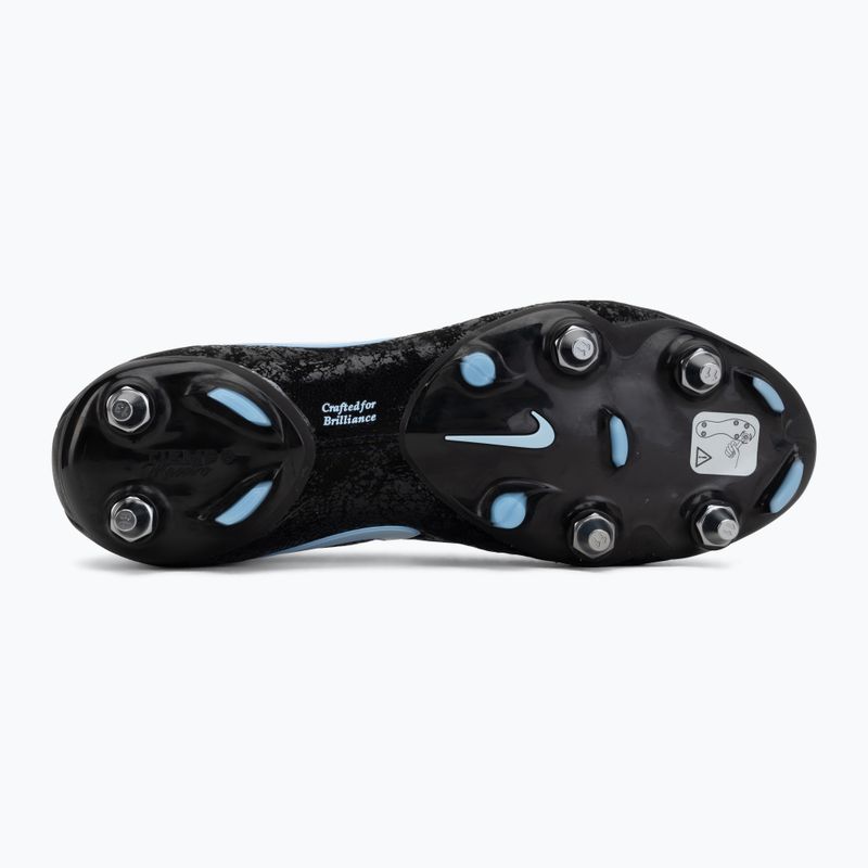 Кросівки футбольні чоловічі Nike Tiempo Maestro Elite SG-Pro black/ice blue 4