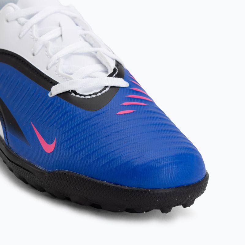 Кросівки футбольні дитячі Nike Jr. Phantom 6 Low Club TF racer blue/white/pink blast 7