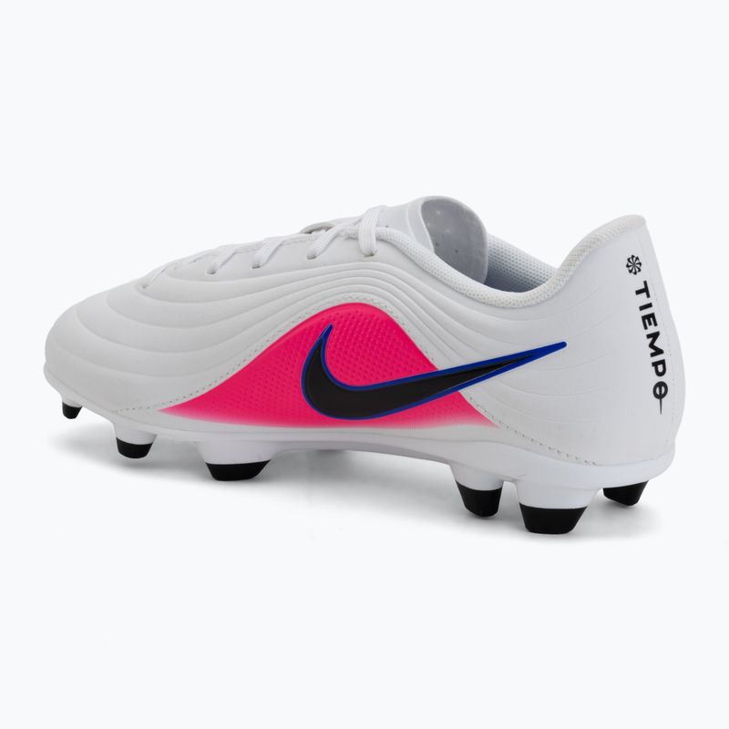 Кросівки футбольні дитячі Nike Tiempo Maestro Club Jr FG/MG white/racer blue/pink blast/black 3