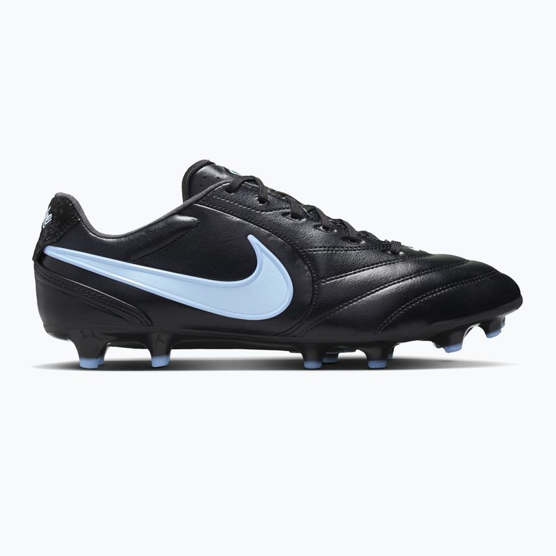 Кросівки футбольні чоловічі Nike Tiempo Ligera Pro FG black/ice blue/obsidian 8