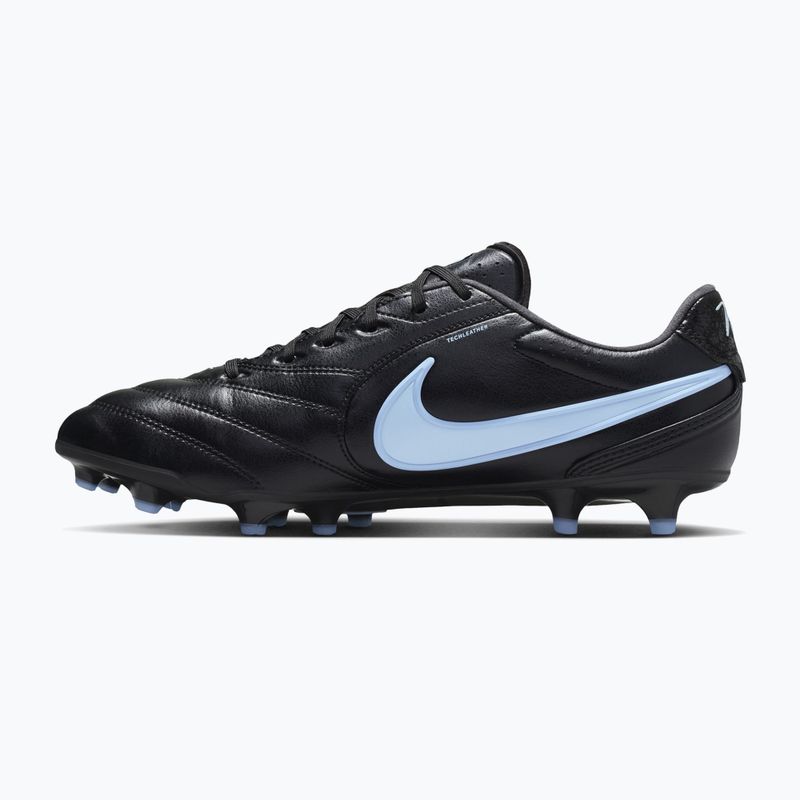 Кросівки футбольні чоловічі Nike Tiempo Ligera Pro FG black/ice blue/obsidian 9