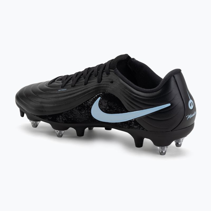Кросівки футбольні чоловічі Nike Tiempo Maestro Acad SG-Pro AC black/ice blue 3