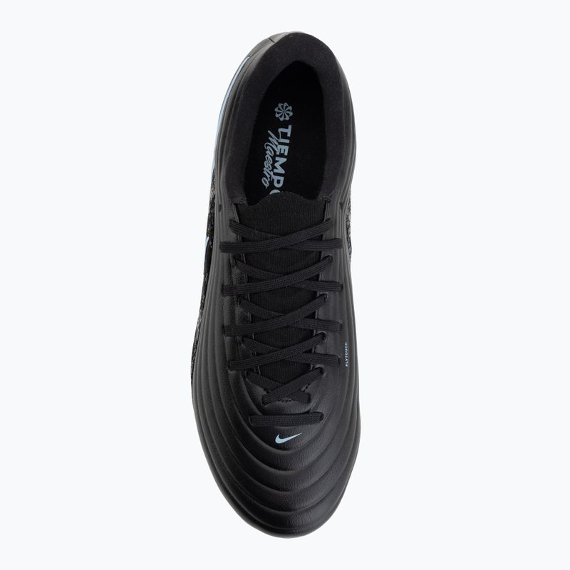Кросівки футбольні чоловічі Nike Tiempo Maestro Acad SG-Pro AC black/ice blue 5
