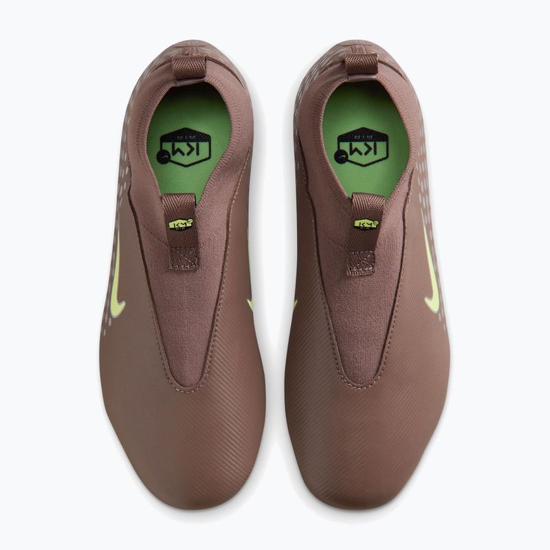 Кросівки футбольні дитячі Nike Mercurial Superfly 10 Academy "Kylian Mbappé" Jr FG plum eclipse/metallic silver 5
