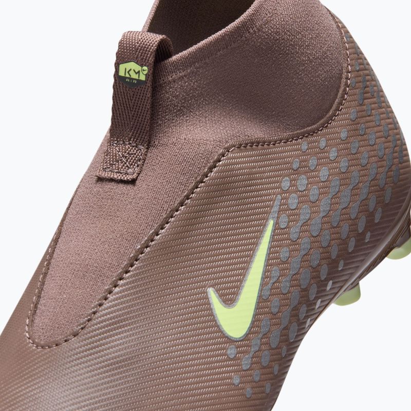 Кросівки футбольні дитячі Nike Mercurial Superfly 10 Academy "Kylian Mbappé" Jr FG plum eclipse/metallic silver 7