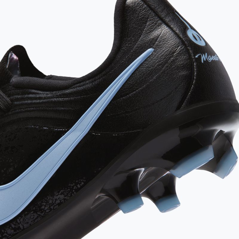 Кросівки футбольні дитячі Nike Tiempo Maestro Academy Jr FG/MG black/ice blue 10